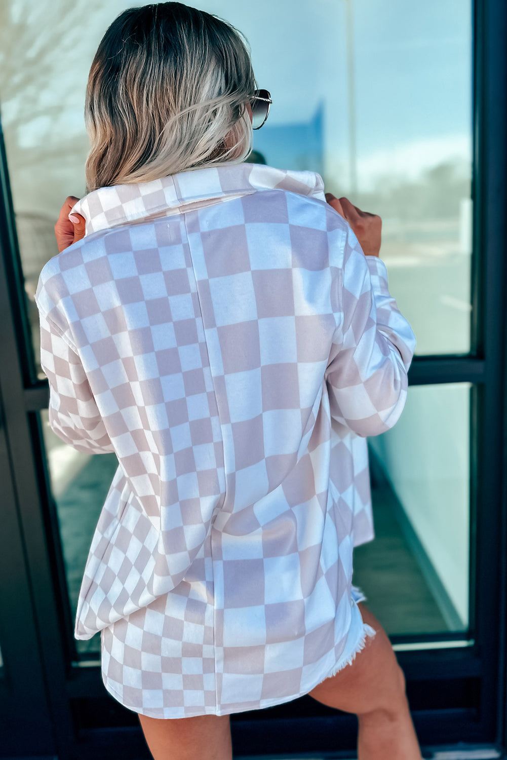 Checkerboard Shacket